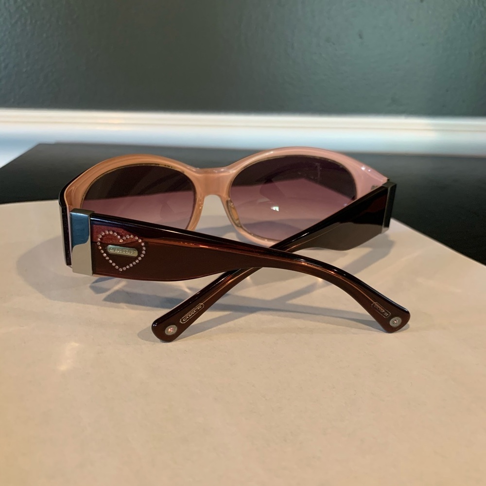Authentic Coach Sunglasses Burgundy EUC